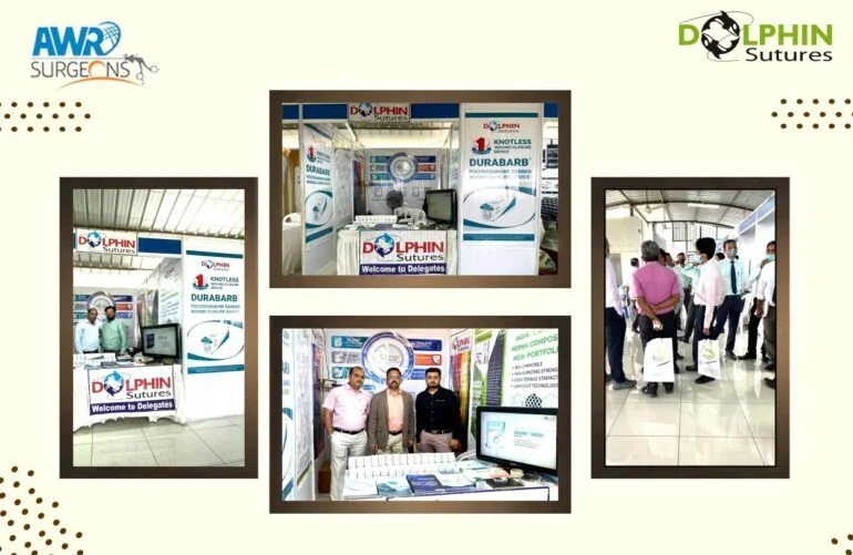 The Dolphin stand at the AWR Surgeons Meet 2021, Rajkot