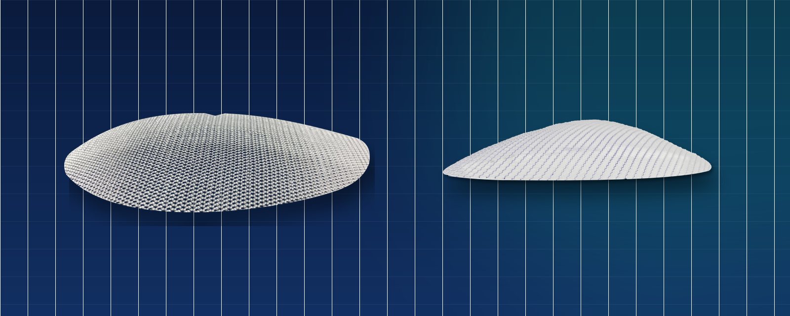 Knit 3D and Monosolve V2 3D anatomical meshes