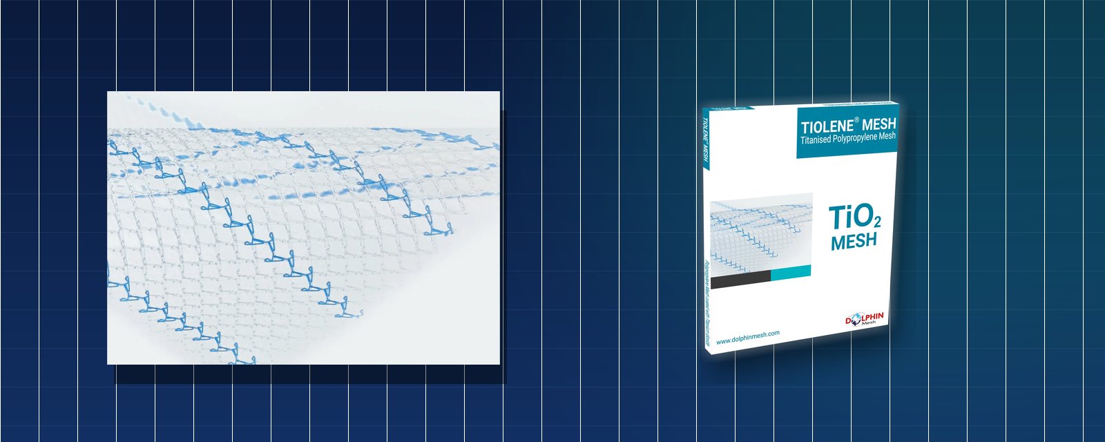 Tiolene titanised polypropylene mesh and pack